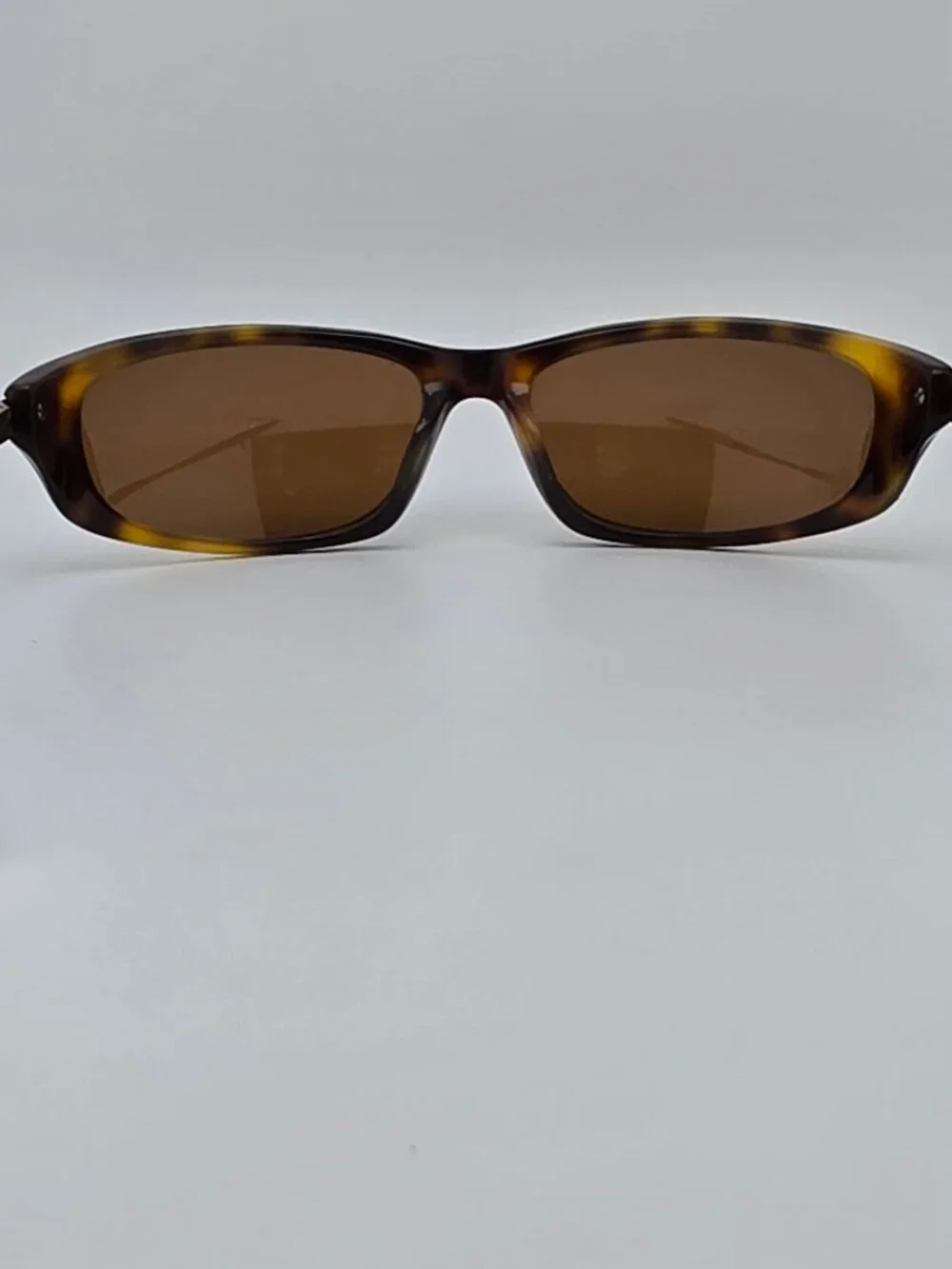 Eddie Bauer Sports Tortoise Bronze Frame Polarized Brown Lens Sunglasses w/ Case